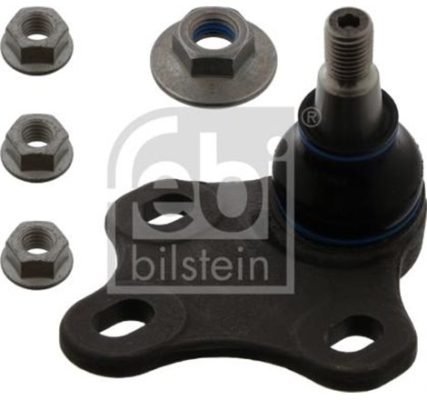 Pivot axa Dreapta inferior fata diametru con 15.4mm. cu piulita AUDI TT 1.8-3.2 08.06- - Febi Bilstein-40540