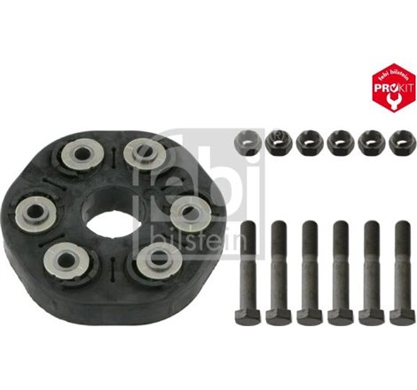 Cuplarea elastica a arborelui elicei Fata suruburi BMW 3 E46. 5 E39. 7 E38 2.0D-3.9D 08.98-02.05 - Febi Bilstein-43481