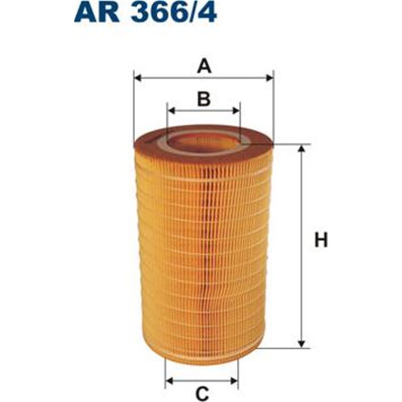 Filtru aer diametru interior 74 SAAB 9-5 1.9D-2.2D-3.0D 07.01-12.09 - Febi Bilstein-48496