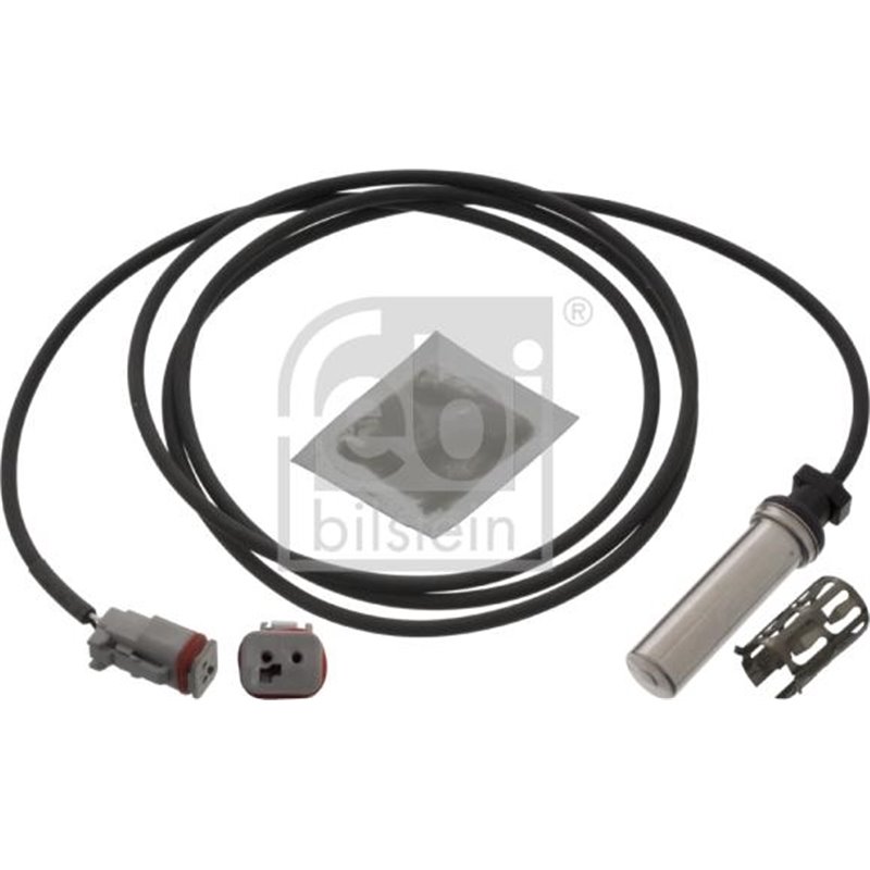 Senzor ABS Fata-Spate Dreapta drept. 1820.2250mm. 2pin. cu mineca RVI C. D. K. KERAX. MAGNUM. MIDLUM. PREMIUM 2. T. VOLVO FE. FE