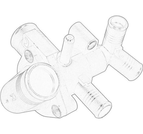 Termostat,lichid racire - FORD-1432394