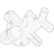 Termostat,lichid racire - FORD-1432394