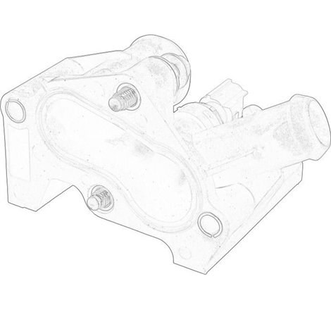 Flansa lichid racire FORD FIESTA II. FIESTA III. FIESTA IV. FIESTA V. FOCUS I. PUMA 1.25-1.4-1.6 09.83-06.08 - FORD-1531004