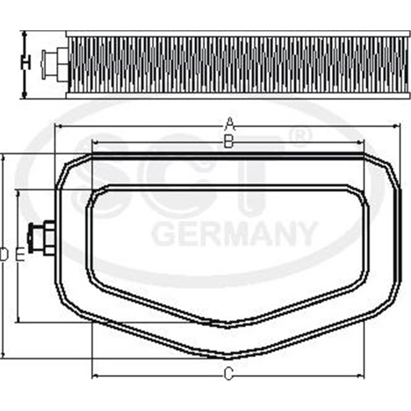 Filtru aer - Alco Filter-MD-5350