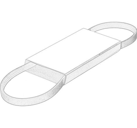 Curea transmisie cu caneluri - FORD-2018353