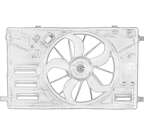 Ventilator radiator FORD TOURNEO CUSTOM V362. TRANSIT V363 2.0D-2.2D 09.12- - FORD-2192892