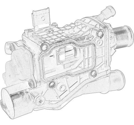 Termostat,lichid racire - FORD-2264810