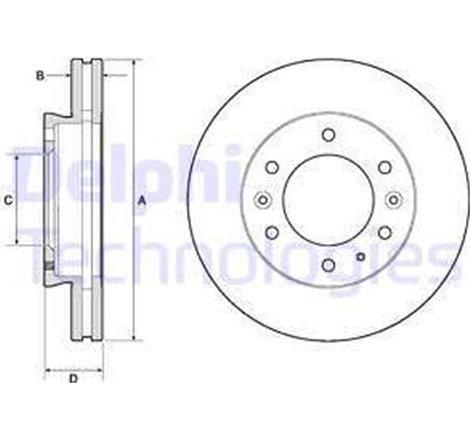 Disc frana - FORD-2557967