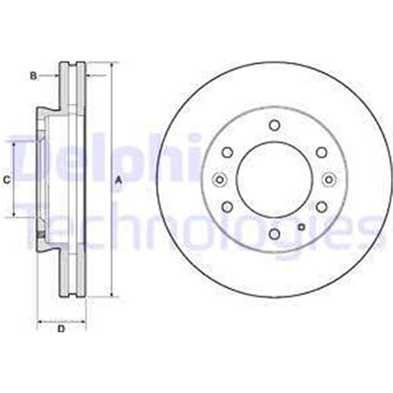 Disc frana - FORD-2557967