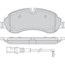 Set placute frana,frana disc - FORD-2600764