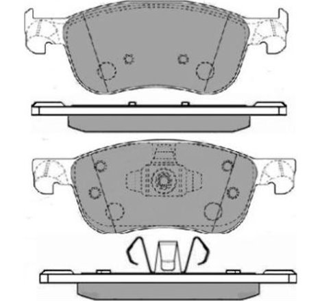 Set placute frana,frana disc - FORD-2641074