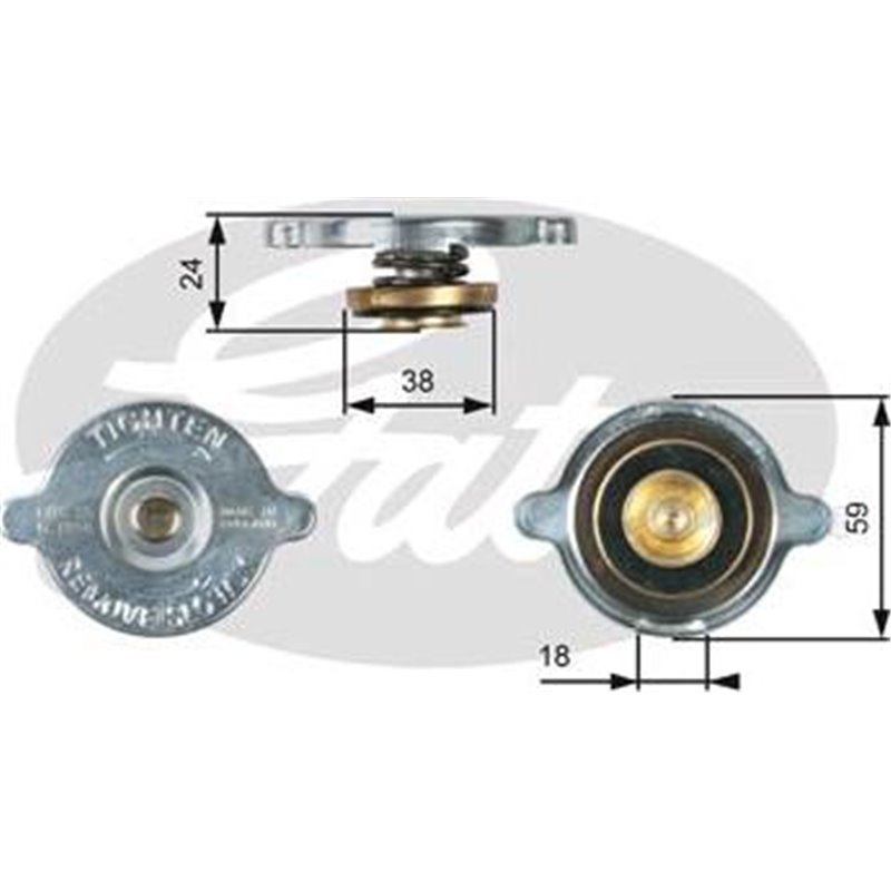 Buson.radiator - Gates-RC113 - GATES-RC113