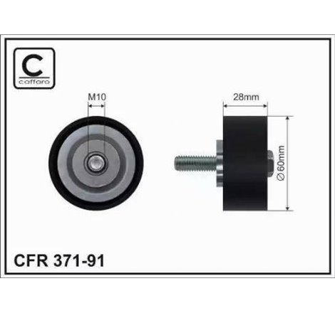 Rola ghidare - conducere. curea transmisie - Gates-T36384 - GATES-T36384