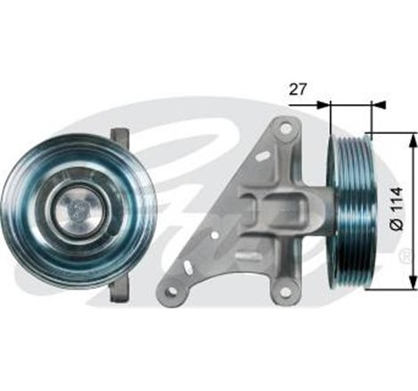 Rola ghidare - conducere. curea transmisie - Gates-T36429 - GATES-T36429