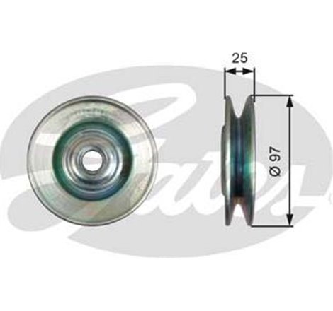 Rola ghidare - conducere. transmisie - Gates-T36615 - GATES-T36615