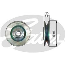 Rola ghidare - conducere. transmisie - Gates-T36615 - GATES-T36615