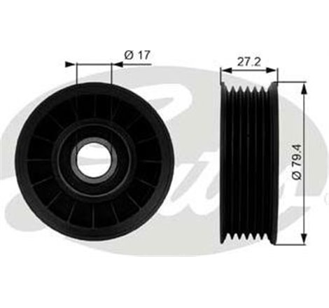 Rola ghidare - conducere. curea transmisie - Gates-T38009 - GATES-T38009