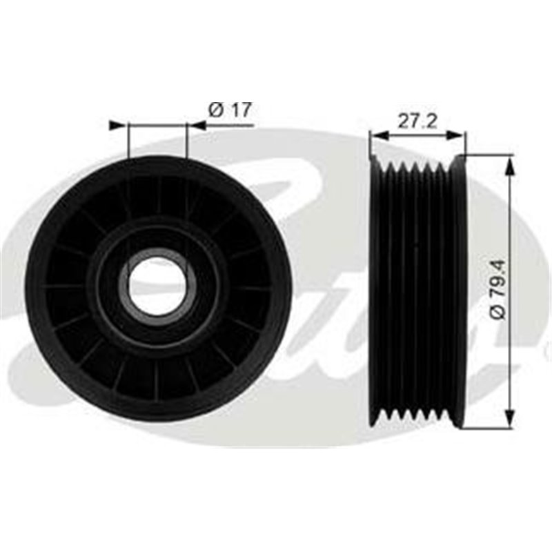 Rola ghidare - conducere. curea transmisie - Gates-T38009 - GATES-T38009