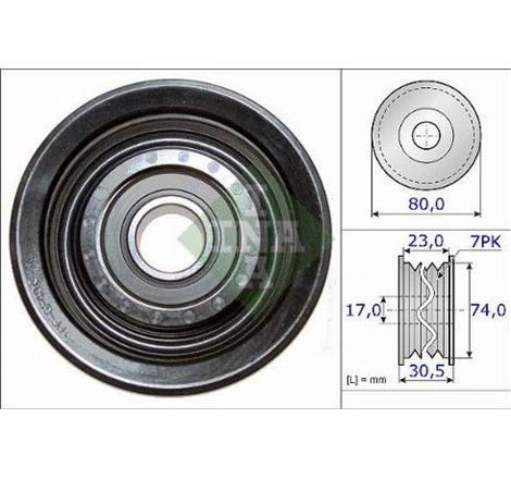 Rola ghidare - conducere. curea transmisie - Gates-T38016 - GATES-T38016