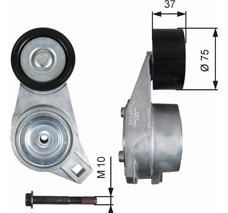 Intinzator curea. curea distributie - Gates-T38547 - GATES-T38547