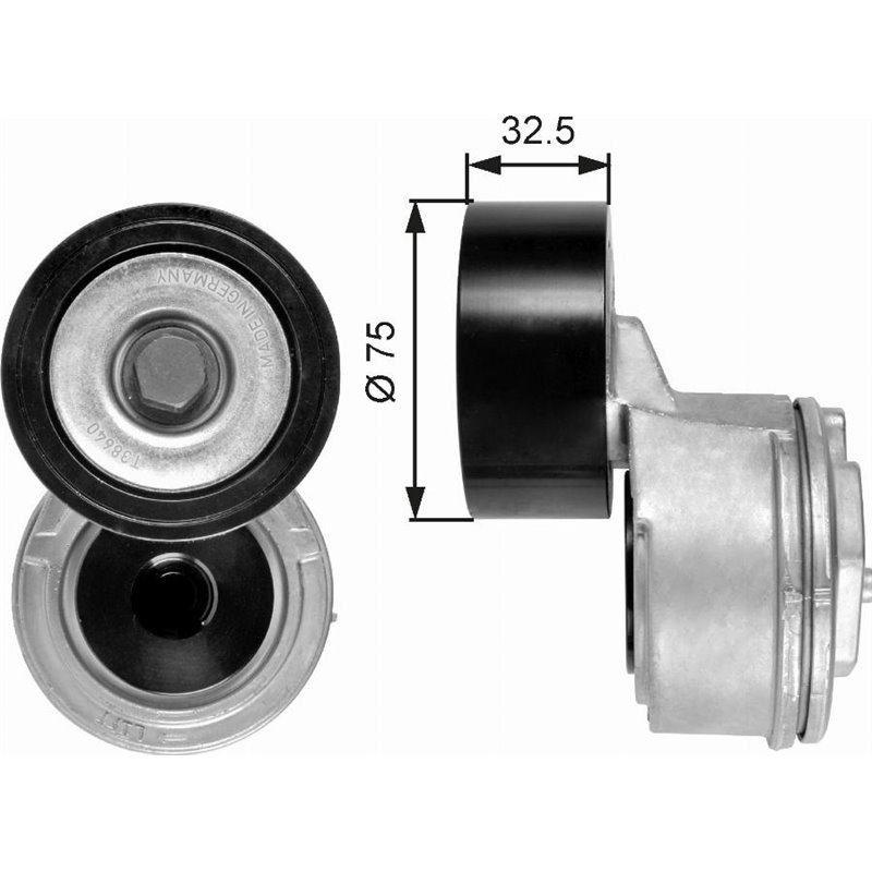 Intinzator curea. curea distributie - Gates-T38640 - GATES-T38640