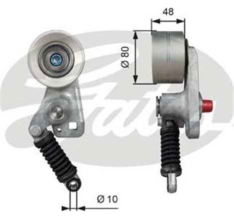 Intinzator curea. curea distributie - Gates-T38705 - GATES-T38705