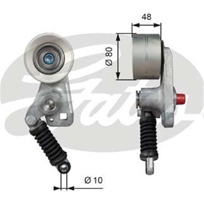 Intinzator curea. curea distributie - Gates-T38705 - GATES-T38705