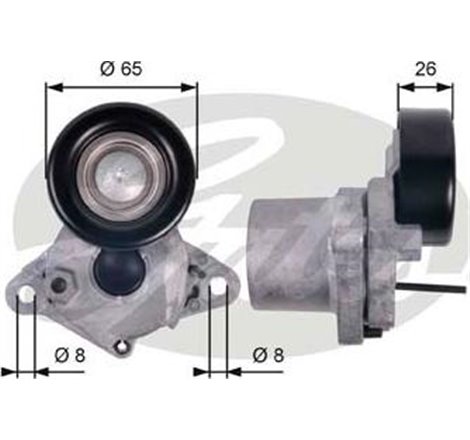 Intinzator curea. curea distributie - Gates-T39123 - GATES-T39123