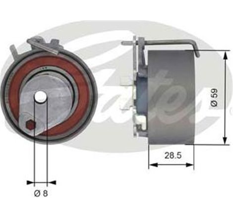 Rola intinzator.curea distributie - Gates-T43126 - GATES-T43126