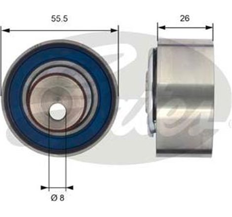 Rola intinzator.curea distributie - Gates-T43156 - GATES-T43156