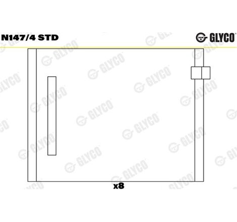 Bucsi ax cu came - Glyco-N147/4 STD