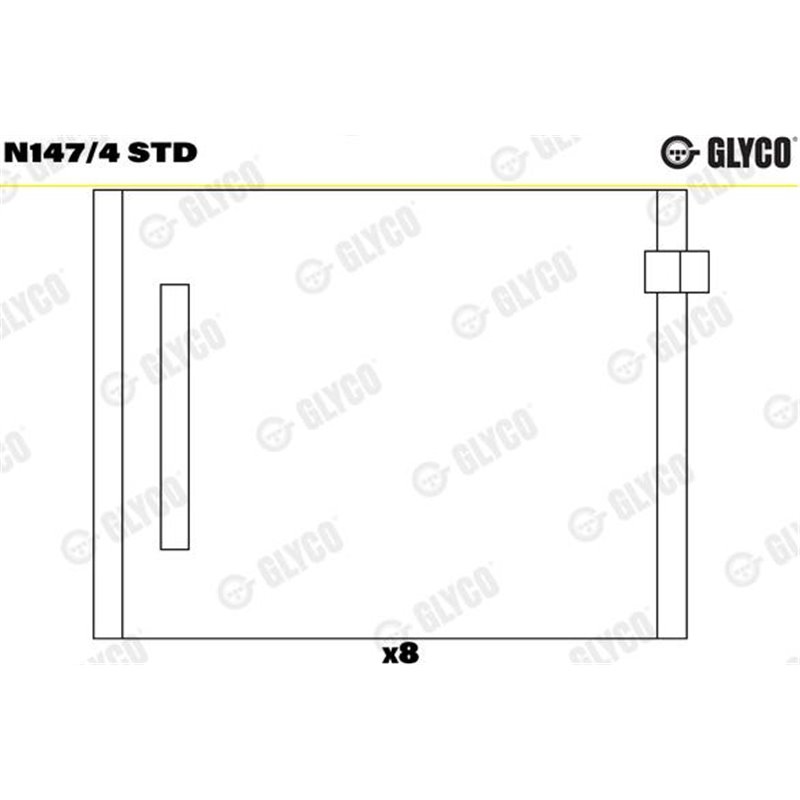 Bucsi ax cu came - Glyco-N147/4 STD