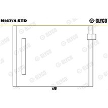 Bucsi ax cu came - Glyco-N147/4 STD