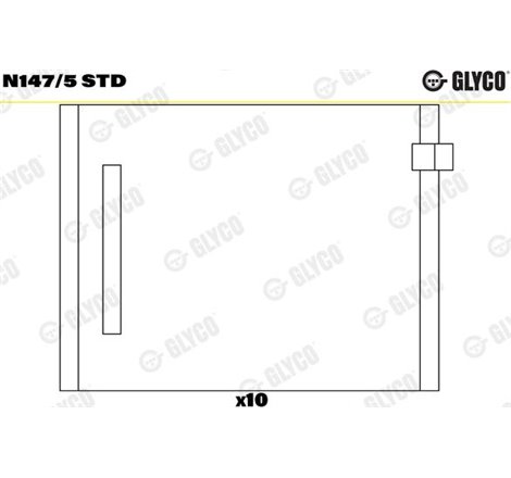 Bucsi ax cu came - Glyco-N147/5 STD