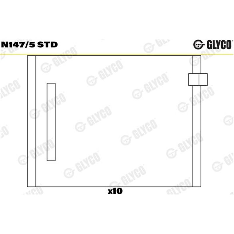 Bucsi ax cu came - Glyco-N147/5 STD