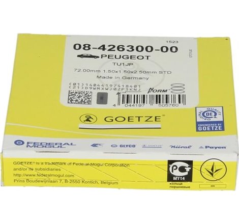 Set segmenti piston - Goetze-08-426300-00