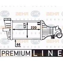 Intercooler, compresor - HELLA-8ML376723-411