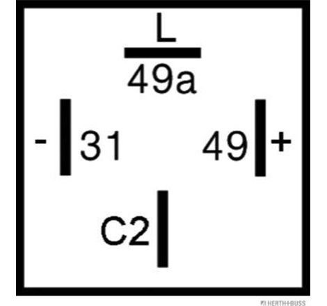 Modul semnalizare - Herth+Buss Elparts-75605175