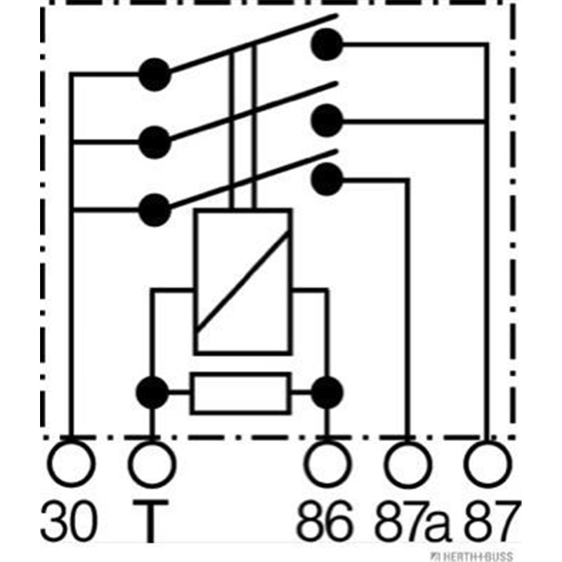 Releu, pompa combustibil - Herth+Buss Elparts-75614616