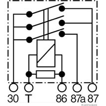 Releu, pompa combustibil - Herth+Buss Elparts-75614616