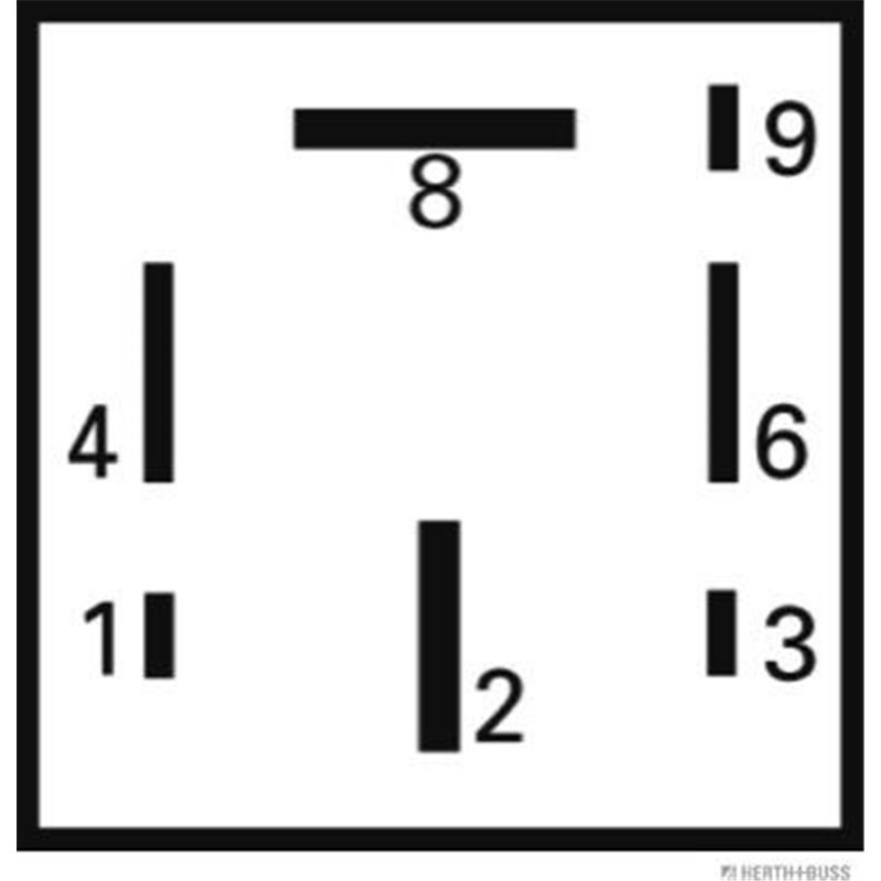 Releu, pompa combustibil - Herth+Buss Elparts-75898050