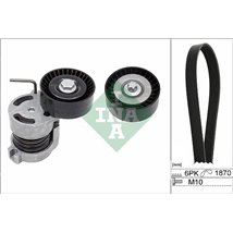 V-belts set with rollers BMW 1 E81. 1 E82. 1 E87. 1 E88. 3 E46. 3 E90. 3 E91. 5 E60. X1 E84. X3 E83. Z4 E85 1.6-1.8-2.0 12.00-06