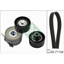 Multi-V-belt set with tensioner CITROEN BERLINGO. BERLINGO MULTISPACE. BERLINGO-MINIVAN. C5 III. JUMPY II. NEMO. NEMO-MINIVAN. X