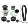 V-belts set with rollers MERCEDES C T-MODEL S203. C W203. CLK C209 2.1D-2.2D-2.7D 05.00-05.09 - INA-529011523