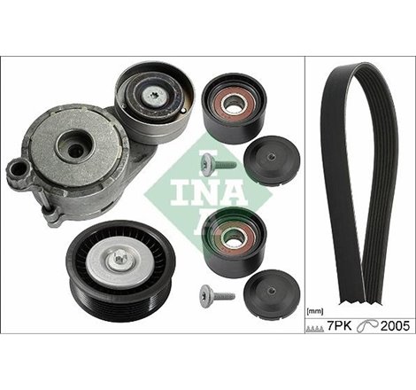 V-belts set with rollers MERCEDES CLS C218. CLS SHOOTING BRAKE X218. E A207. E A238. E ALL-TERRAIN S213. E C207. E T-MODEL S212.