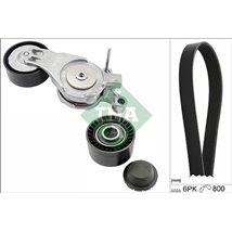 V-belts set with rollers VOLVO C30. S40 II. S80 II. V50. V70 III. CITROEN C1. C2. C2 ENTERPRISE. C3 I. C3 PLURIEL. C4. C4 I. FOR