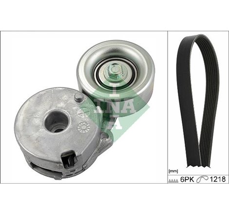 V-belts set with rollers RENAULT CLIO III. FLUENCE. GRAND SCENIC III. LAGUNA III. LATITUDE. MEGANE. MEGANE III. SCENIC III 2.0-2