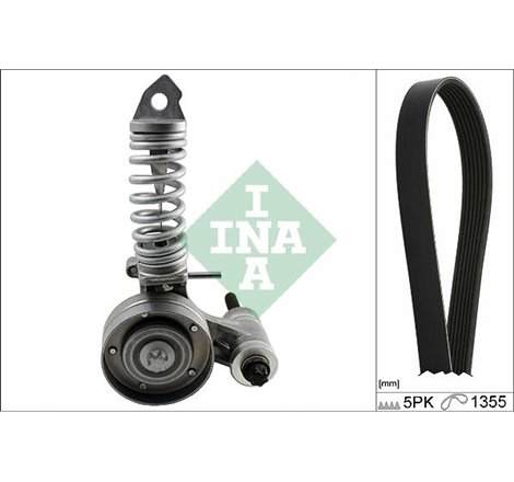 V-belts set with rollers CHEVROLET CORSA. OPEL AGILA. ASTRA G. ASTRA G CLASSIC. ASTRA G-KOMBI. ASTRA H. ASTRA H CLASSIC. ASTRA H