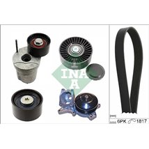 Multi-V-Belt kit rolls and water pump BMW 1 E81. 1 E82. 1 E87. 1 E88. 3 E90. 3 E91. 3 E92. 3 E93 2.0D-3.0D 06.04-12.13 - INA-529