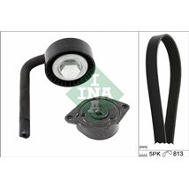 V-belts set with rollers BMW 3 E46. 5 E39. 7 E38. X5 E53 2.5D-3.0D 08.98-02.05 - INA-529041510